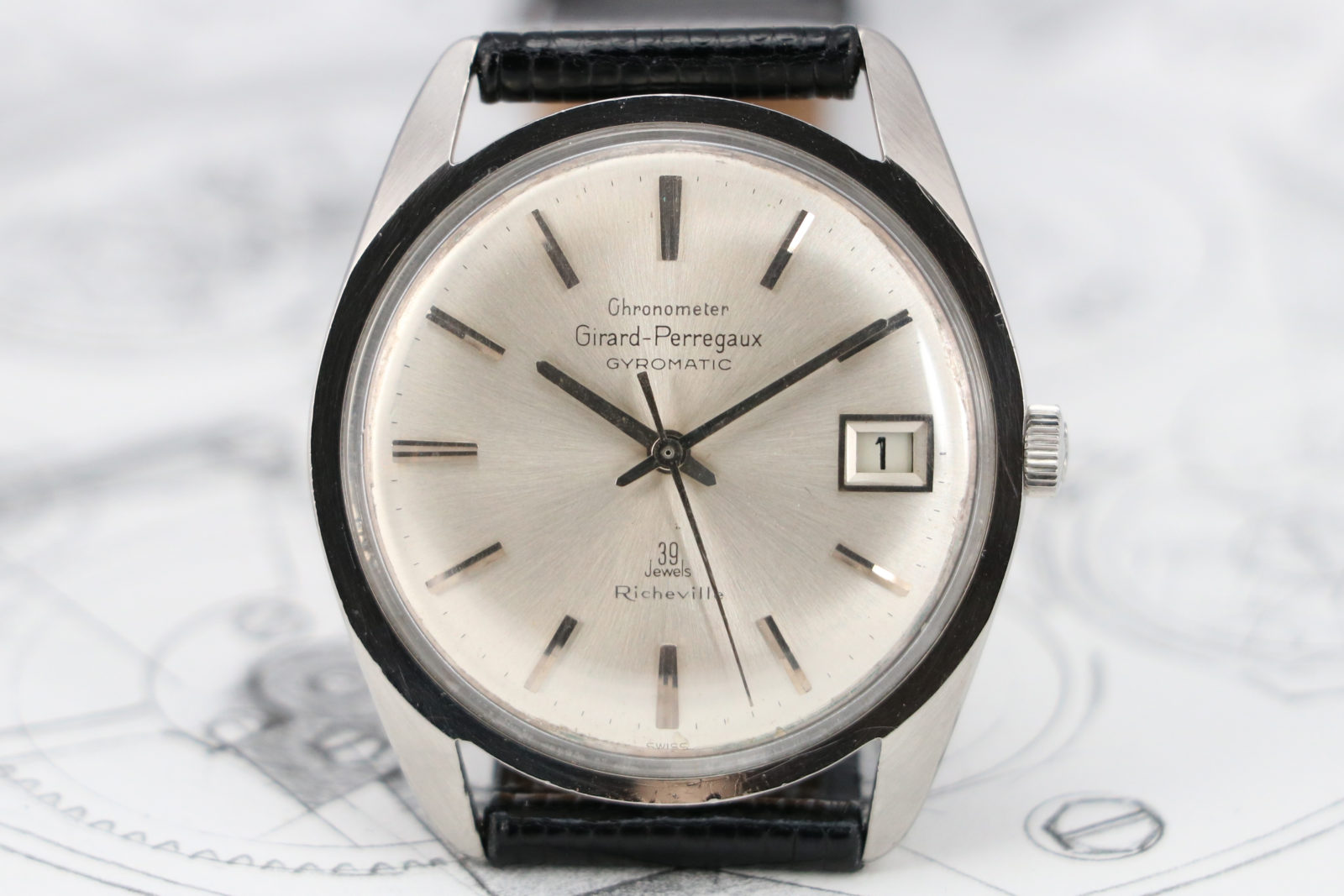 GIRARD PERREGAUX RICHEVILLE CHRONOMETER | STEEL • Vintage Watches For ...
