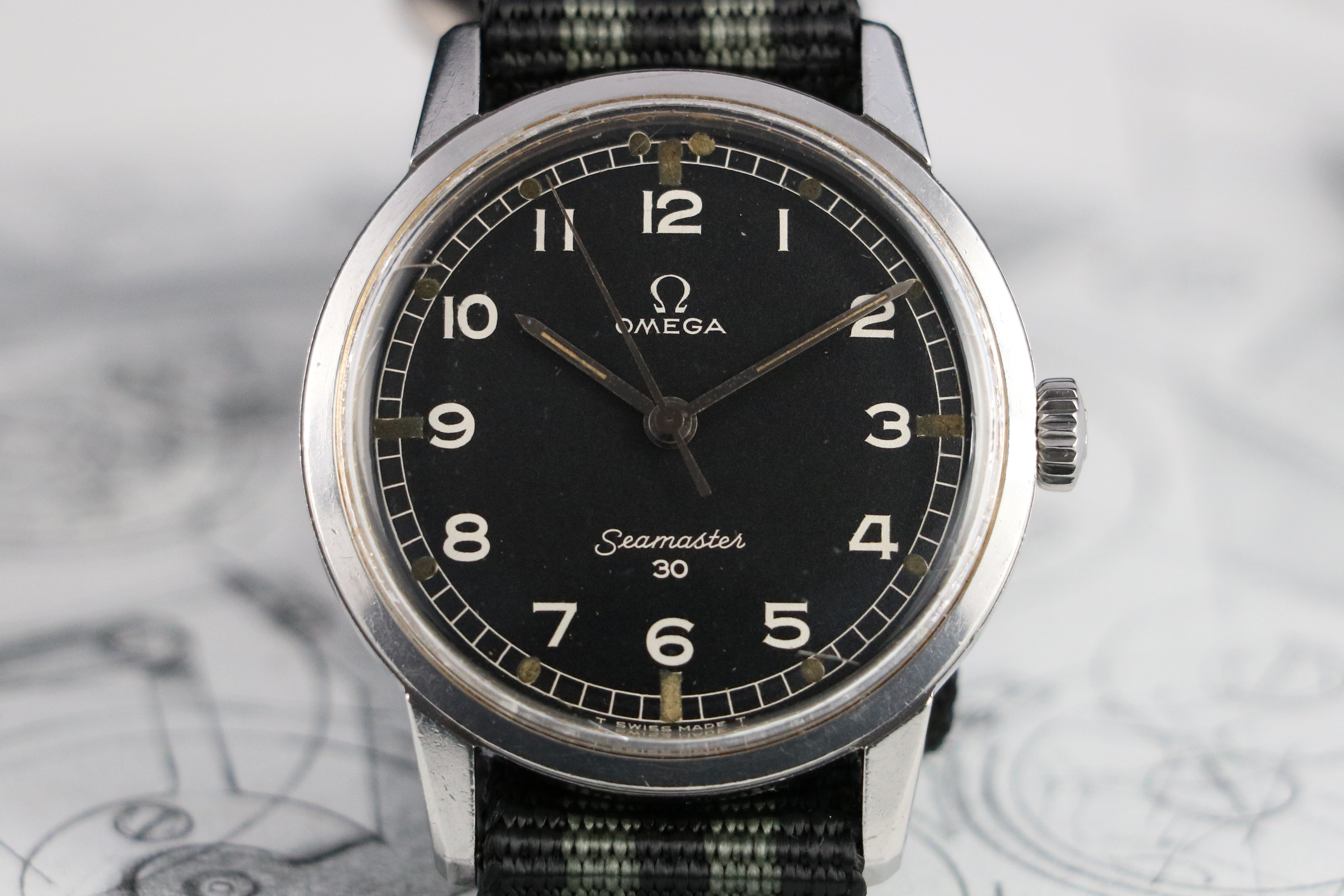 omega seamaster 30 military