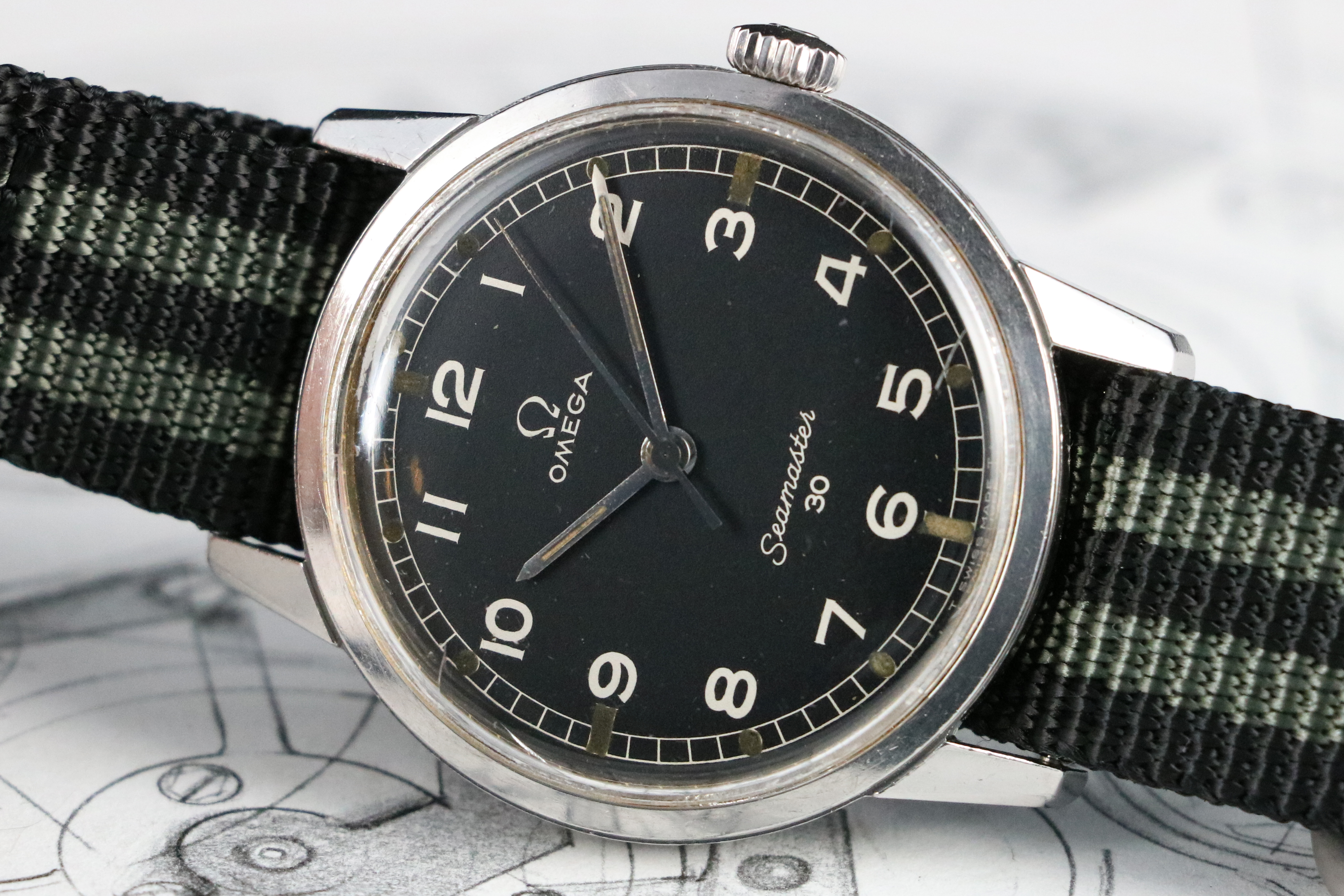 Omega seamaster on sale 30 military