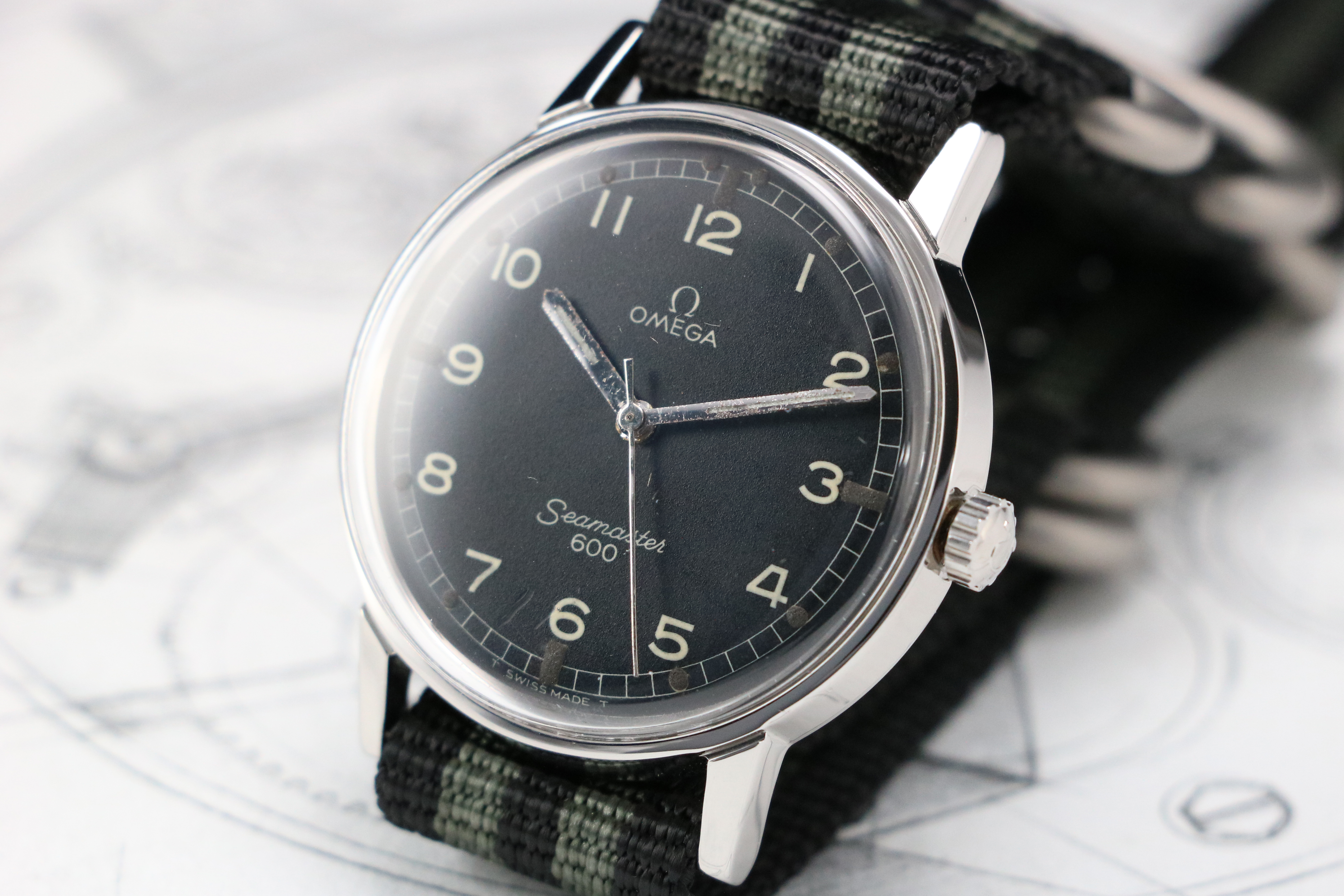 omega seamaster military vintage