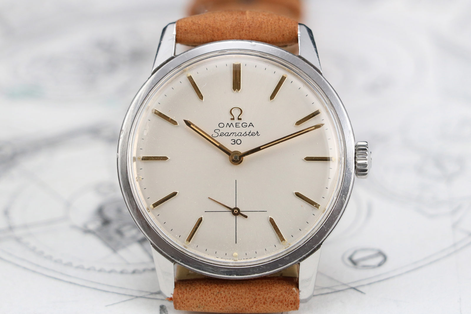 omega seamaster 30 gold