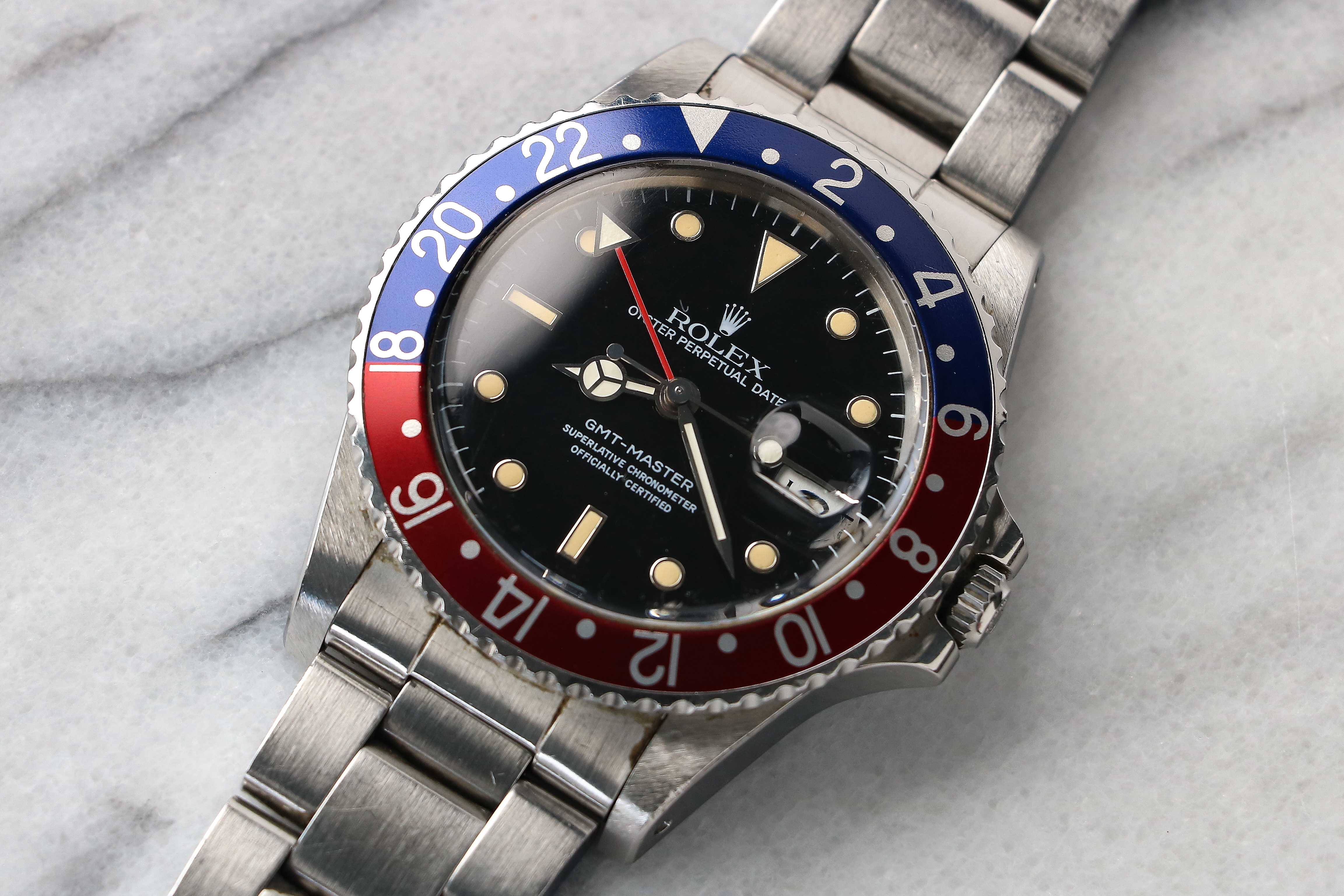 gmt spider dial