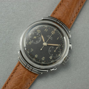 1940's Myr Prima Val 22 Chronograph Vintage Watch