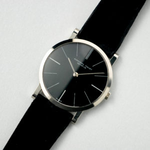 1967 AUDEMARS PIGUET REF. 5043BC FACTORY BLACK DIAL 18KT WG Vintage Watch
