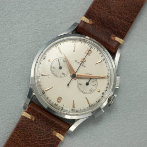 1952 OMEGA 2475 CHRONOGRAPH 37MM STEEL vintage watch