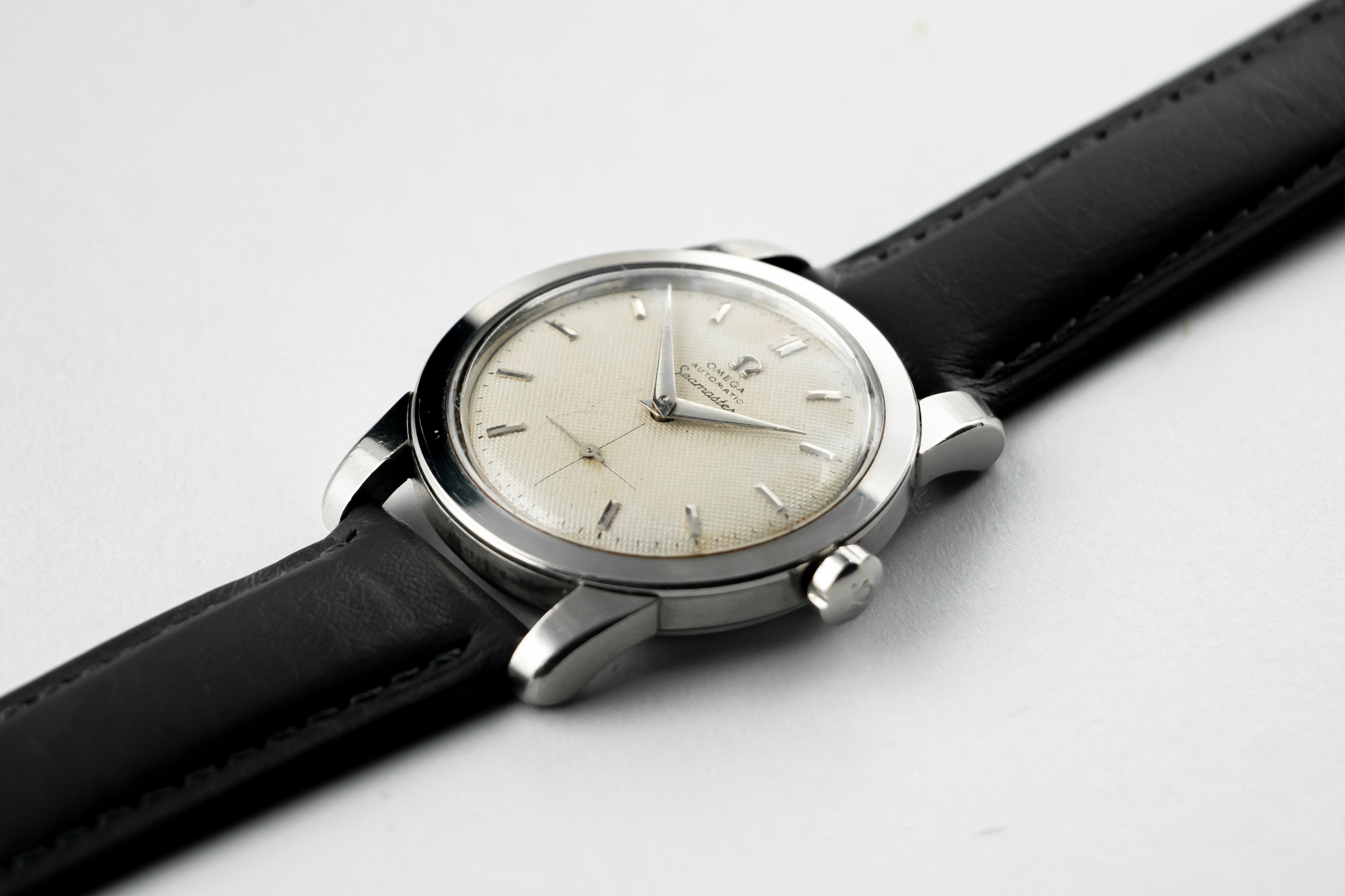 1952 OMEGA SEAMASTER 2576-4 WAFFLE DIAL, SS, 35MM • Vintage Watches For ...